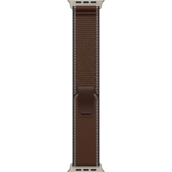 Apple Watch 49/46/45/44mm tmavě umbrový trailový tah z přírodního titanu M/L