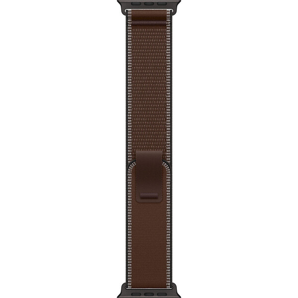 Apple Watch 49/46/45/44mm tmavě umbrový trailový tah z černého titanu M/L