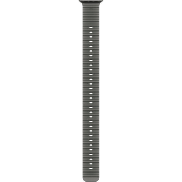 Apple Watch 49/46/45/44mm průsvitně černý oceánský řemínek z černého titanu – prodloužení
