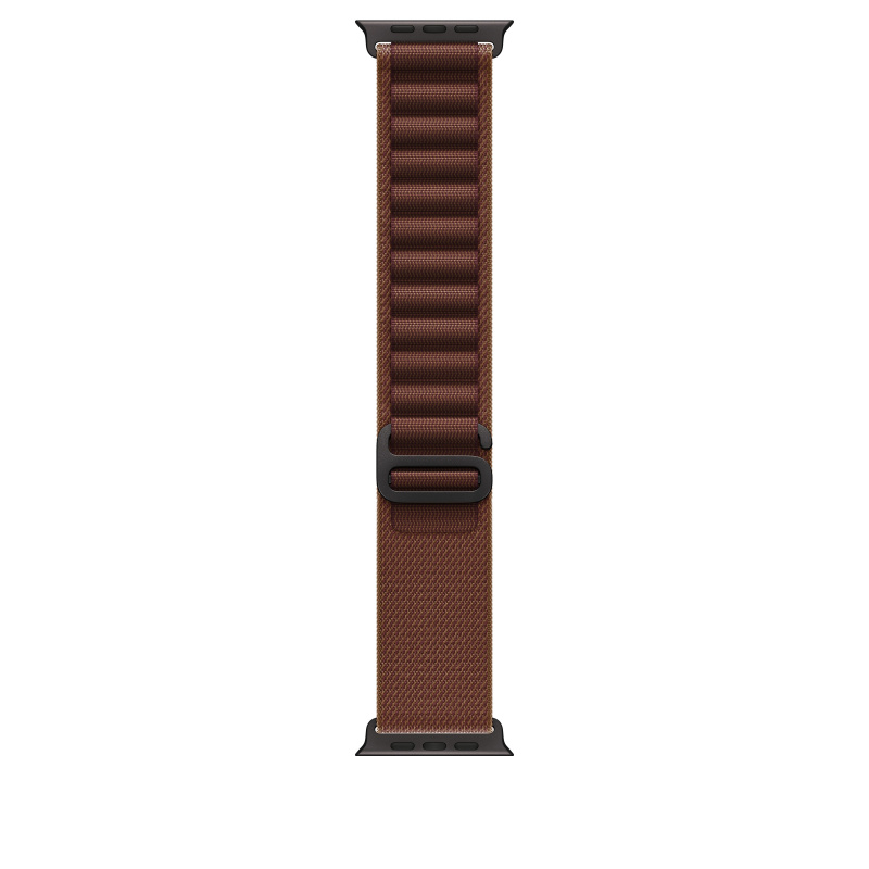 Apple Watch 49/46/45/44mm burgundsky červený alpský tah z černého titanu L