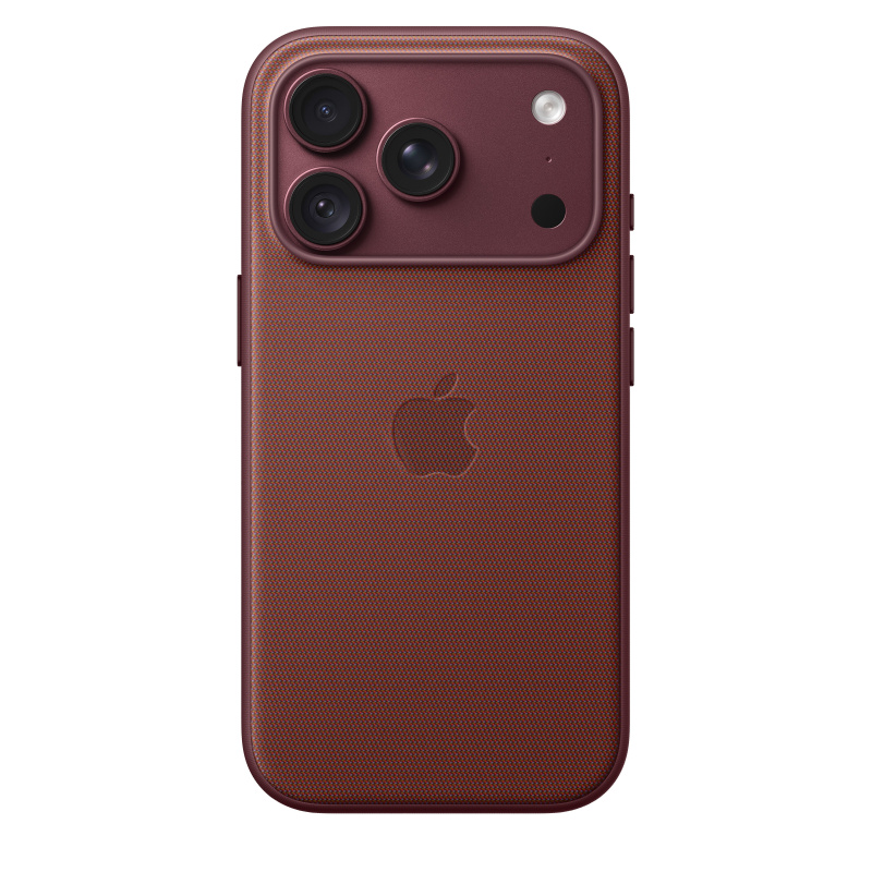 Apple kryt z tkaniny TechWoven s MagSafe na iPhone 18 Pro burgundsky červený