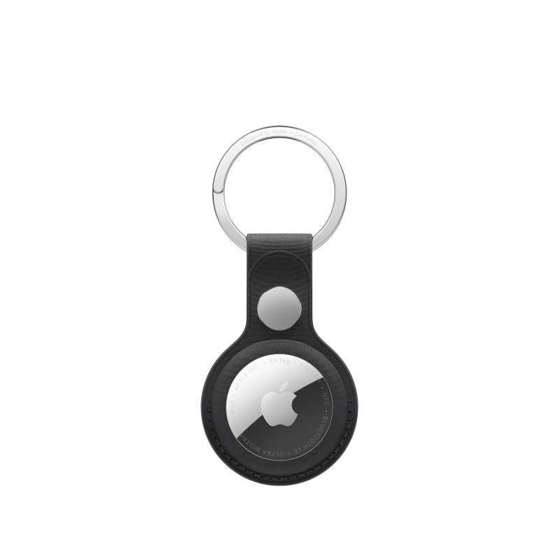 Apple FineWoven klíčenka na AirTag černá