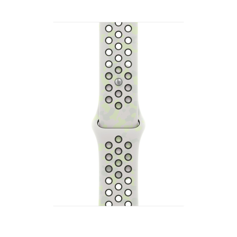 Apple Watch 49/46/45/44mm Essential White sportovní řemínek Nike S/M