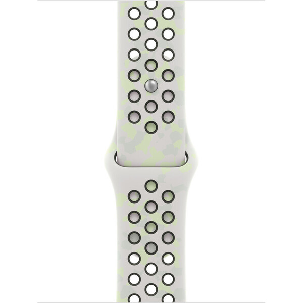 Apple Watch 49/46/45/44mm Essential White sportovní řemínek Nike S/M