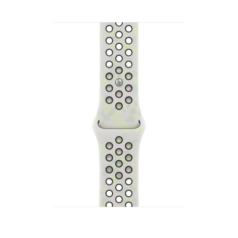 Apple Watch 49/46/45/44mm Essential White sportovní řemínek Nike M/L