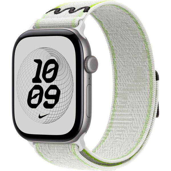 Apple Watch 49/46/45/44mm Essential White provlékací sportovní řemínek Nike
