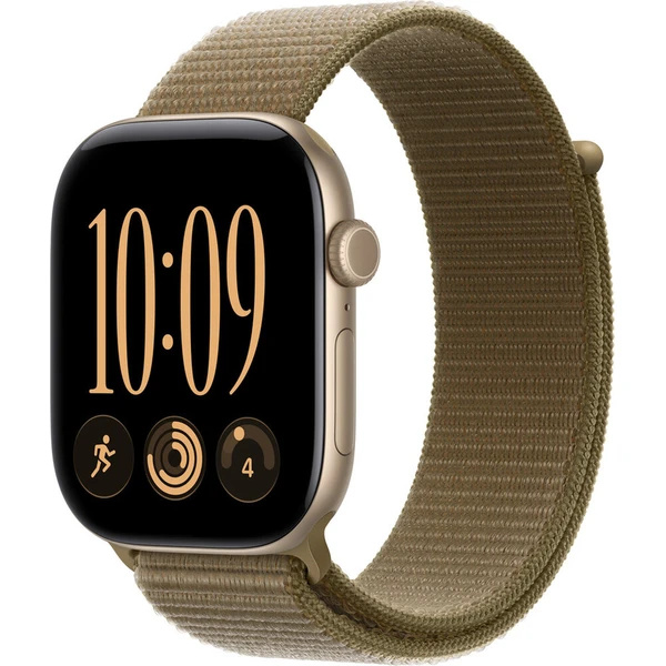 Apple Watch 49/46/45/44mm olivový provlékací sportovní řemínek XL