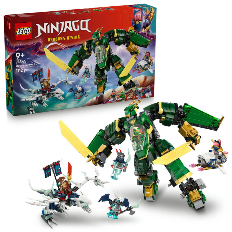 2271845 LEGO® NINJAGO® 71845 Lloydův tryskáčový robot - poškozený obal