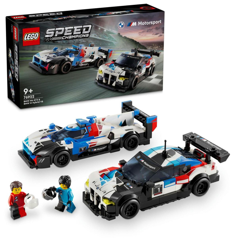 2276922 LEGO® Speed Champions 76922 Závodní auta BMW M4 GT3 a BMW M Hybrid V8 - poškozený obal
