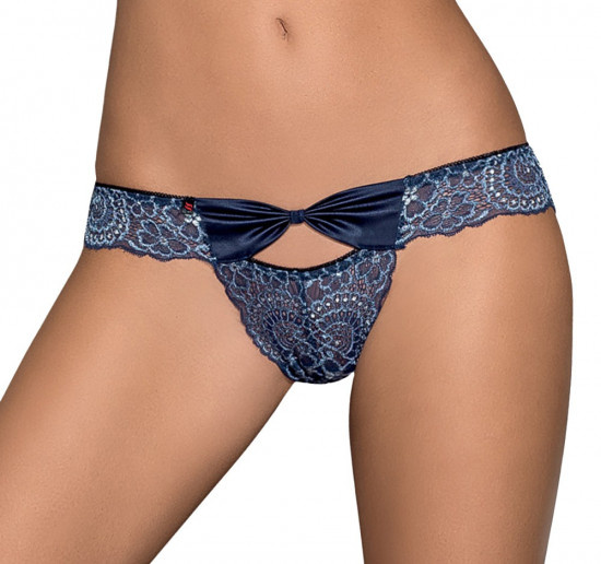 Modré kalhotky Blueberry Seduction, L–XL
