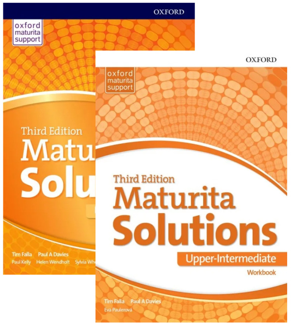 Sada – Maturita Solutions 3rd Edition Upper-intermediate Student´s Book Czech Edition + Maturita Solutions 3rd Edition Upper-intermediate Workbook Cze Oxford University Press