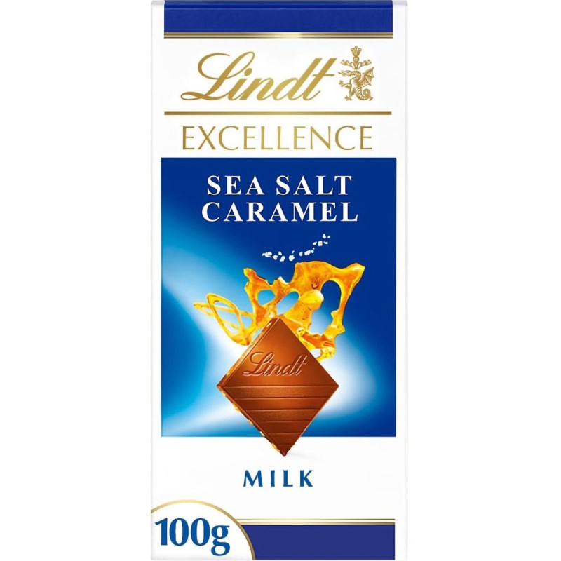 Lindt Čokoláda EXCELLENCE mléčná s kousky slaného karamelu