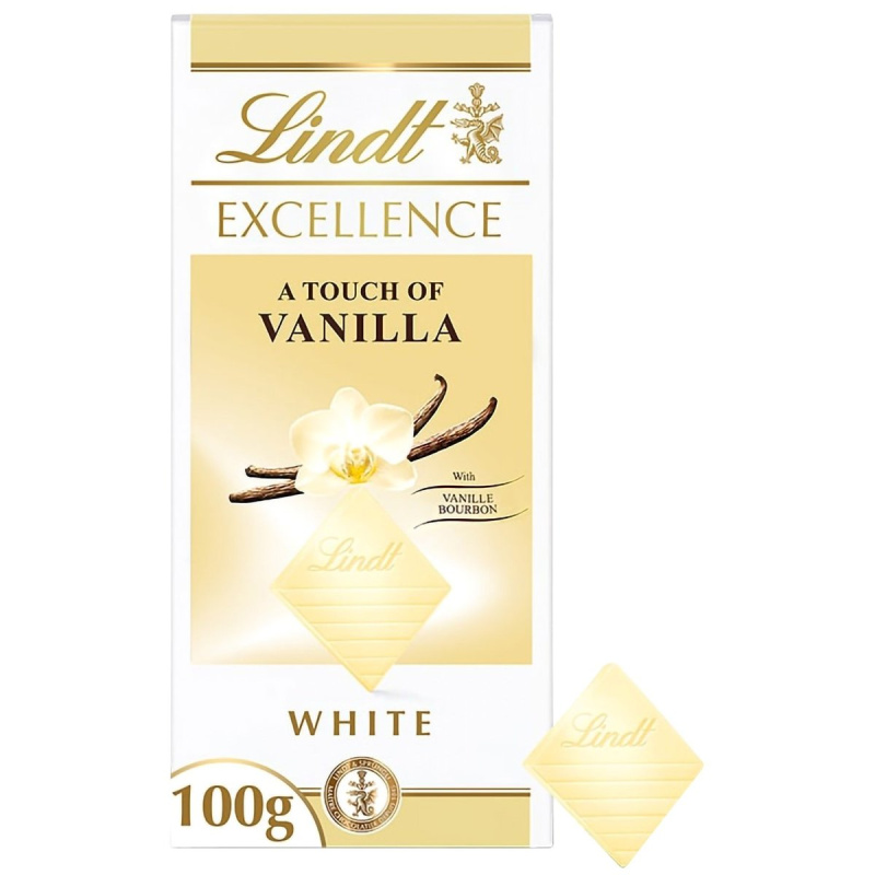 Lindt Čokoláda EXCELLENCE Extra bílá s vanilkovou příchutí