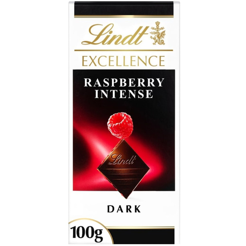 Lindt Čokoláda EXCELLENCE Hořká s kousky malin