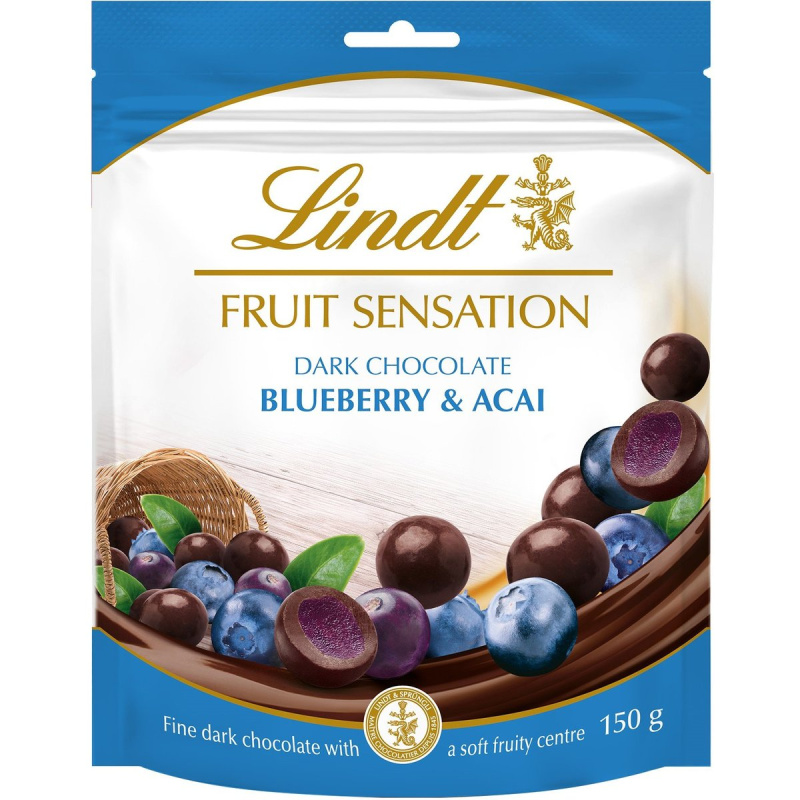 Lindt Sensation Fruit Borůvky & Acai v hořké čokoládě