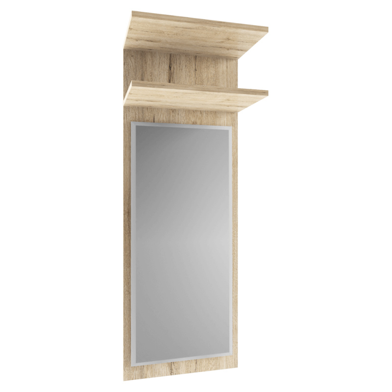 Panel se zrcadlem, dub san remo, ORESTES 40