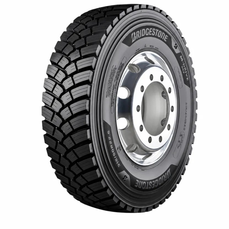 BRIDGESTONE 13R 22.5 156K TL MD 002 HA / M+S / 3PMSF