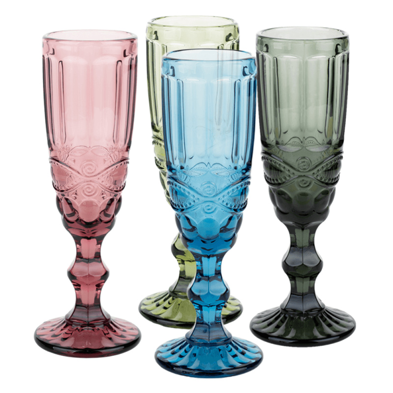 Set 4 sklenic na šampaňské, 150ml, SAVOY TYP 4