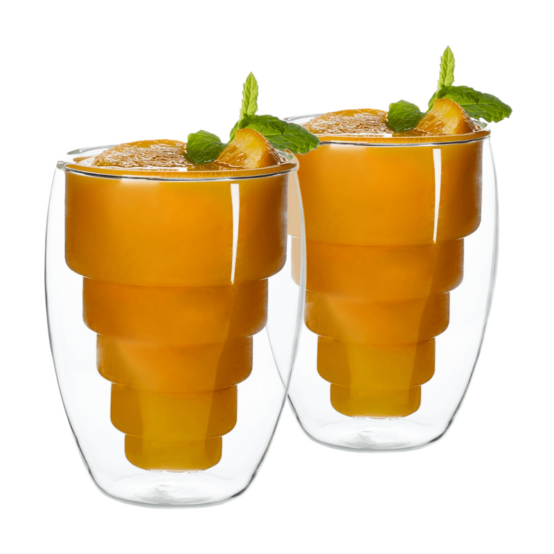 Termo sklenice, set 2 ks, 250 ml, HOTCOLD TYP 17