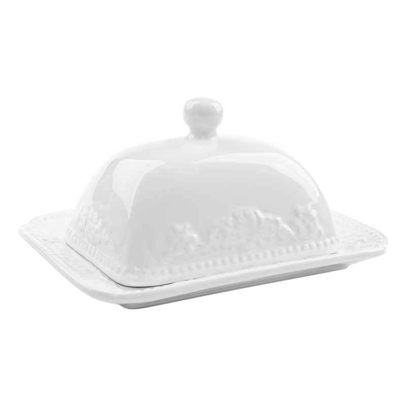 Maselnička, bílá, keramika, BUTTER HOME