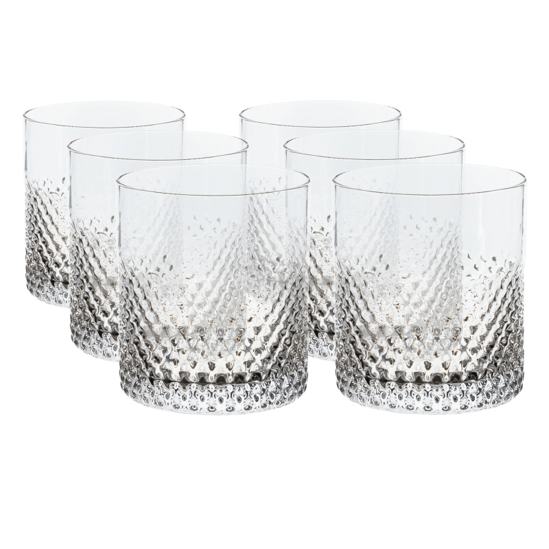 Sklenice na whisky/vodu, set 6 ks, 360 ml, čirá, AVEIRO TYP 1