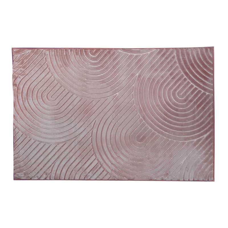 Koberec, pudrová růžová, 100x150, LUVRE