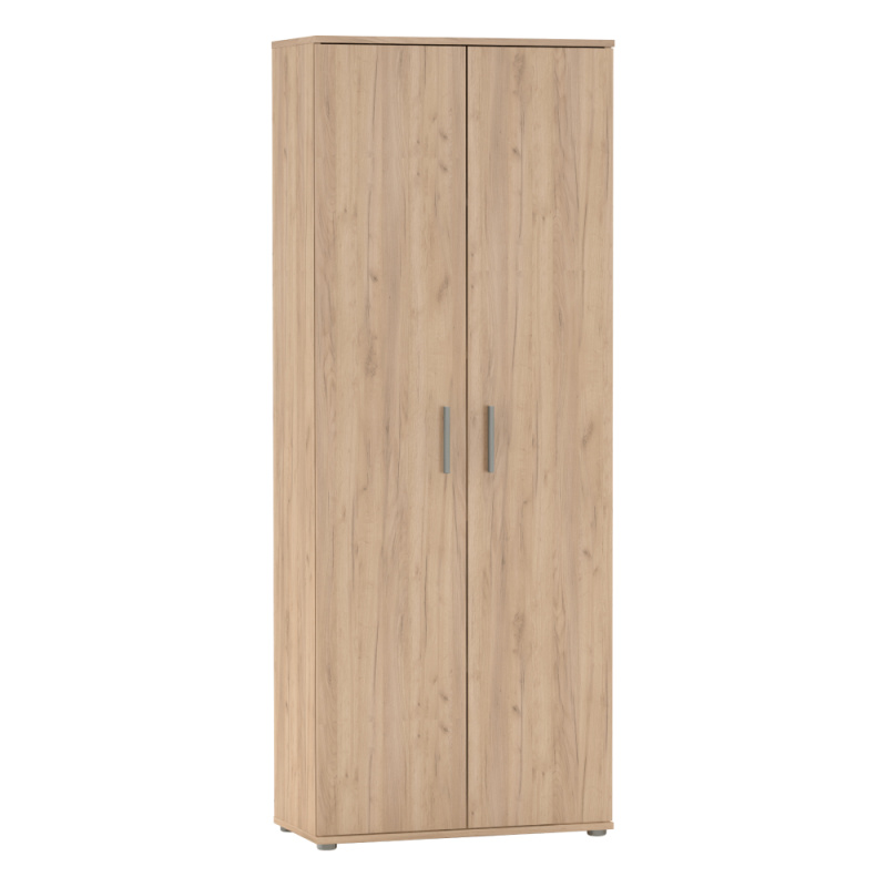 Skříň, věšáková, dvoudveřová, dub artisan, SERVO TYP 5