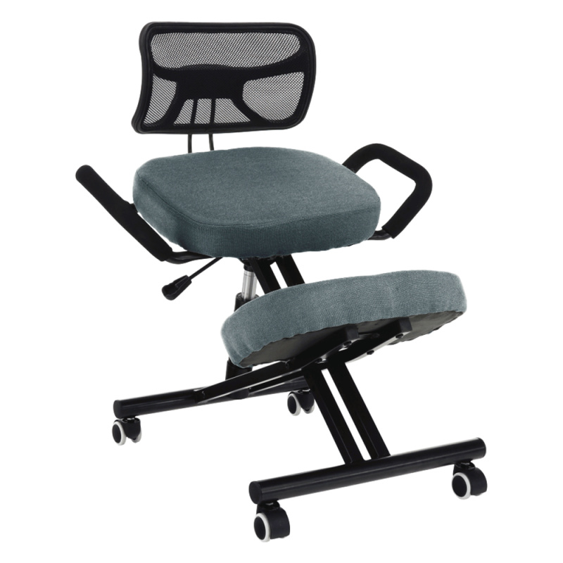 Ergonomická klekačka, šedá/černá, RUFUS P10, poškozené zboží