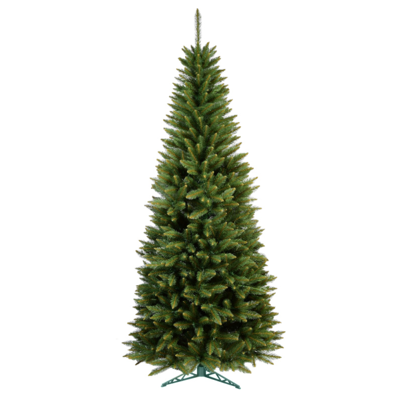Vánoční stromek se stojanem, zelená, 220 cm, CHISMA TYP 2