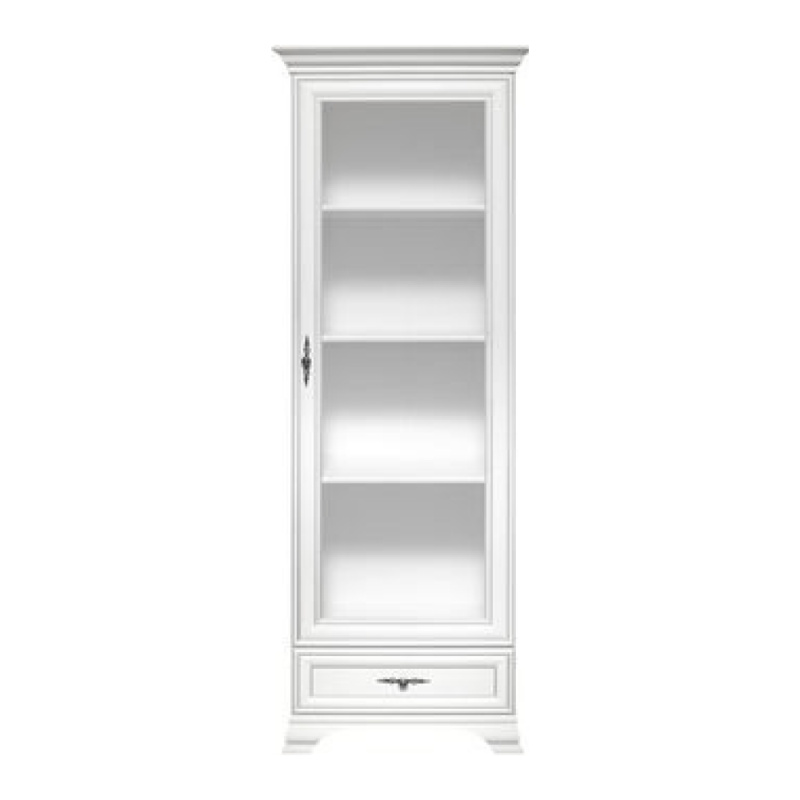Vitrína, alpská bílá, KENTAK REG1W1S