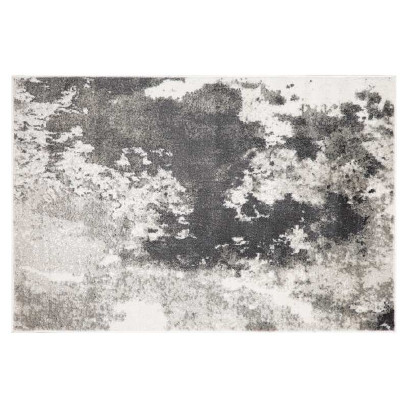 Koberec, černá/šedá,/bílá, 57x90, ESTELA TYP 3