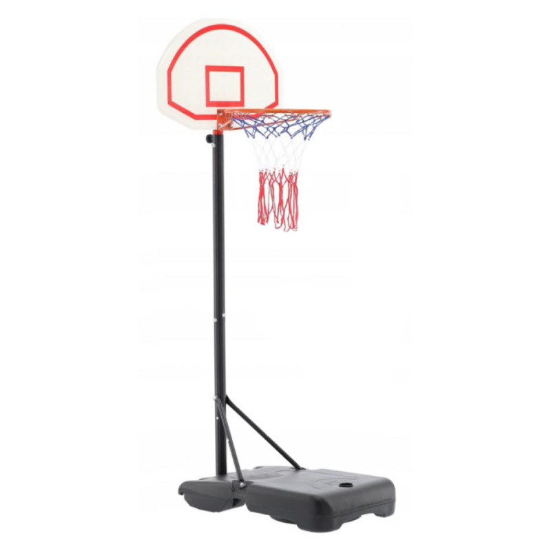 Basketbalový koš, přenosný, mix barev, 240 cm, EIRIK
