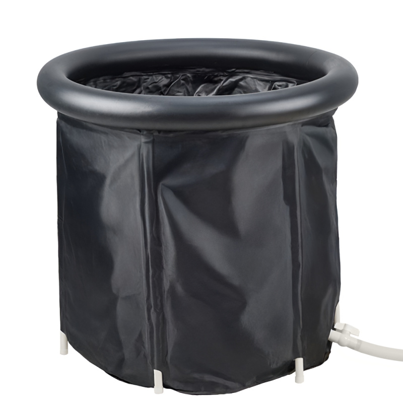 Přenosná ochlazovací káď, černá, 330 l, OTUZO