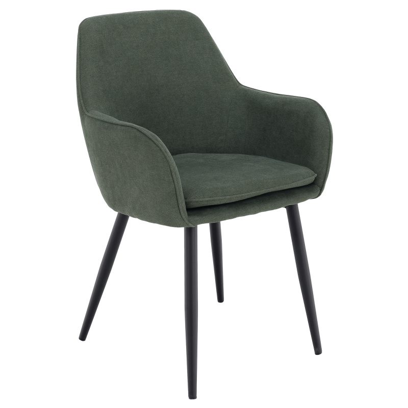 Designové křeslo, zelená/černá, ILKOM RP1, rozbalené zboží