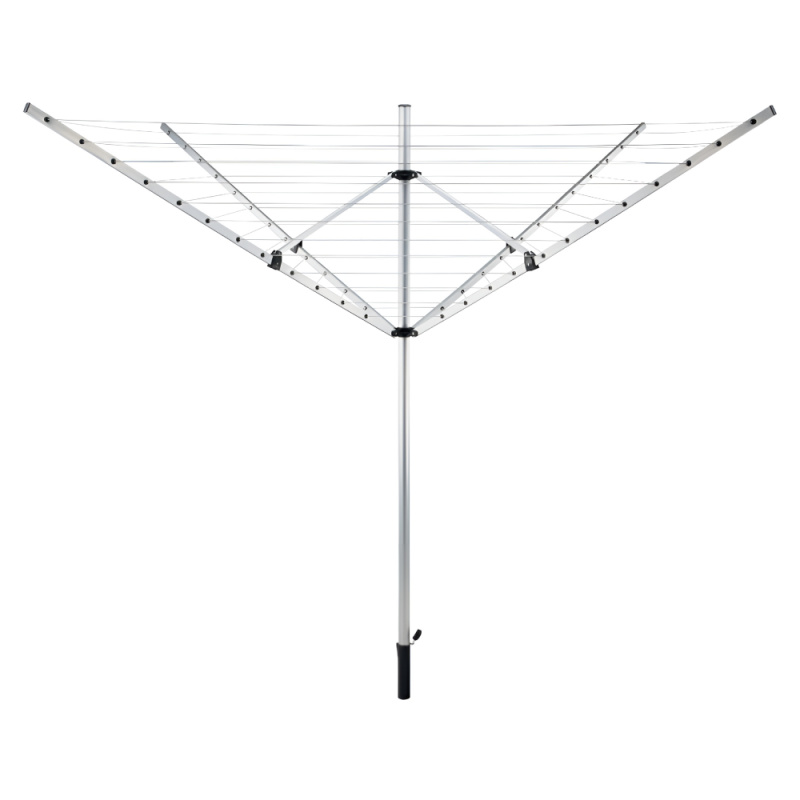 Zahradní sušák na prádlo, stříbrná/černá, 50 m, ROTARY NEW TYP 1