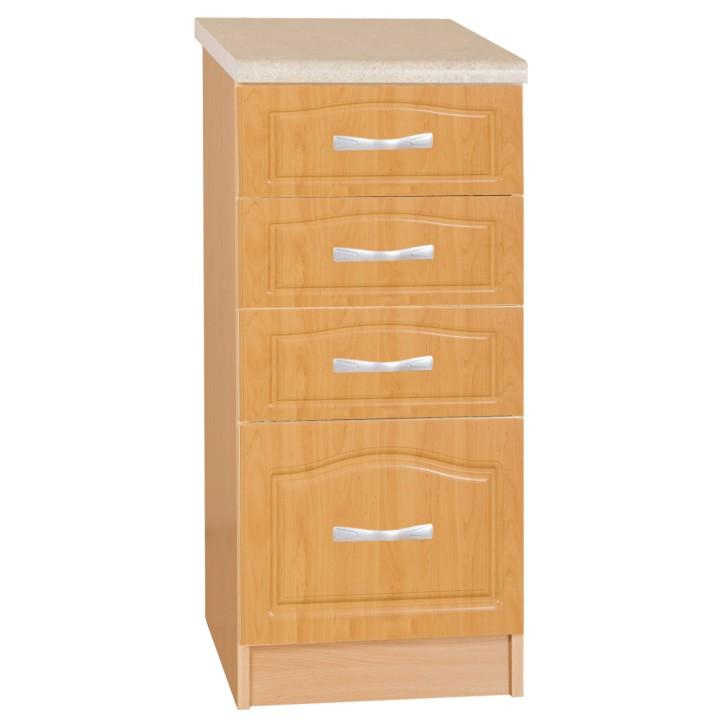 Spodní šuplíková skříňka, olše, MDF NEW DS-40 P1, poškozené zboží