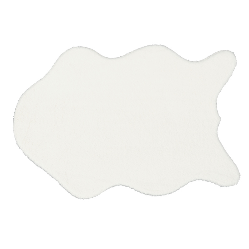Umělá kožešina, bílá, 60x90, RABIT TYP 7 P1, poškozené zboží