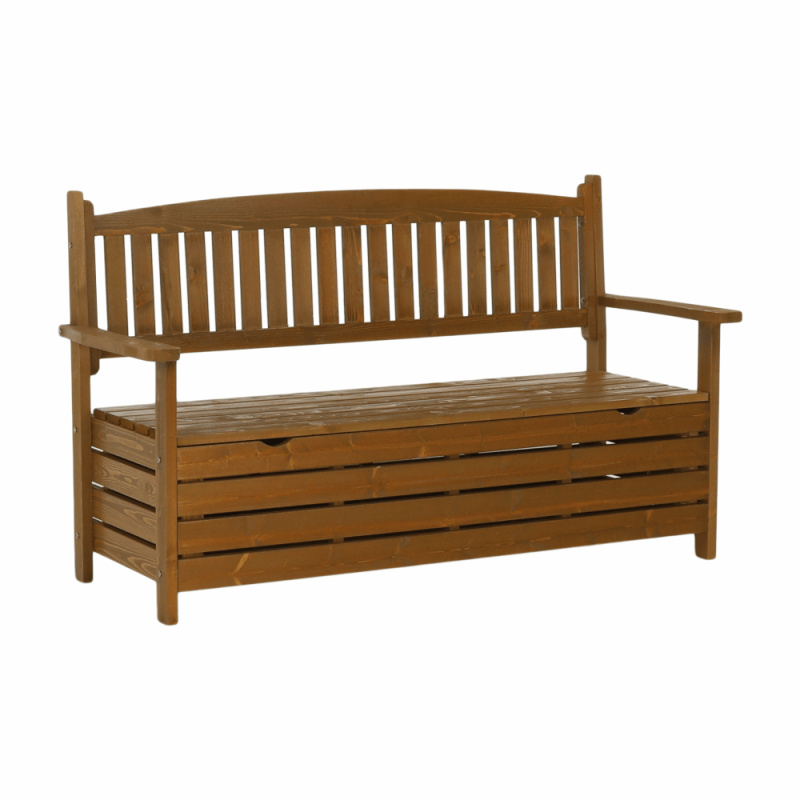 Zahradní lavička, hnědá, 150cm, AMULA R2, rozbalené zboží