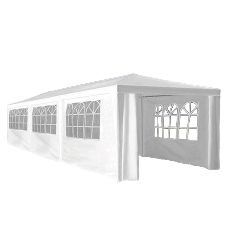 Zahradní párty stan, bílá, 3x9 m, TEKNO NEW TYP 3+8 bočních stran R2, rozbalené zboží