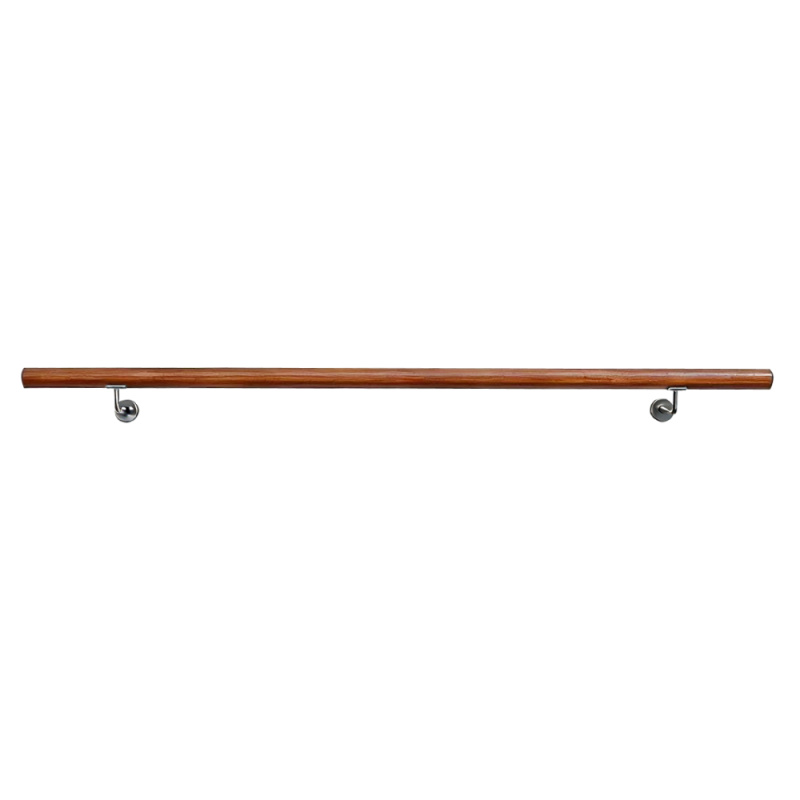 Madlo/zábradlí, masivní dřevo, hnědá, 150 cm, MANEL TYP 3