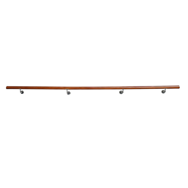 Madlo/zábradlí, masivní dřevo, hnědá, 300 cm, MANEL TYP 5