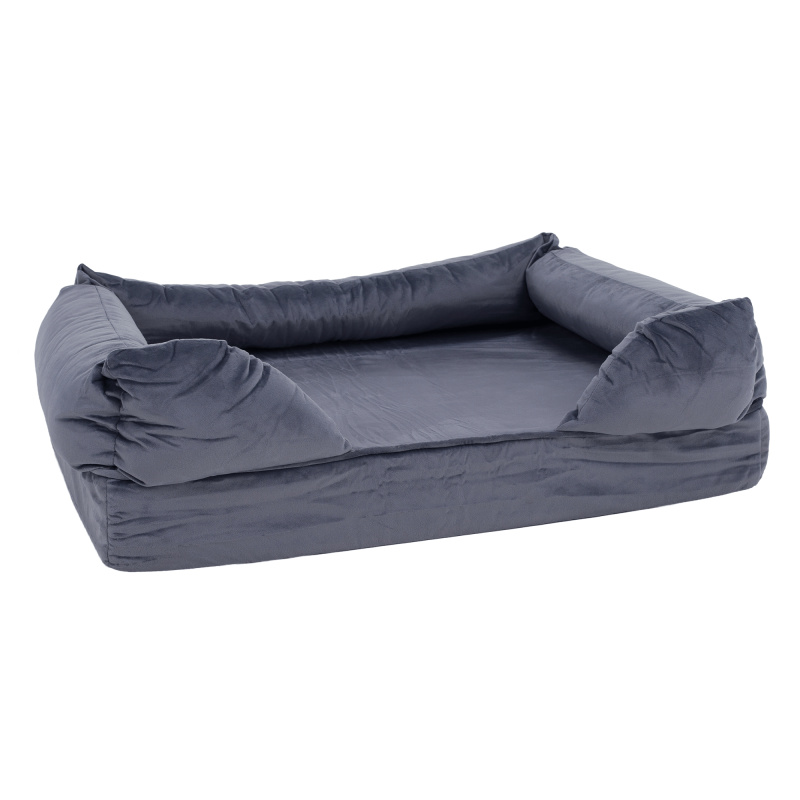 Pelíšek pro psa, 75x55x25 cm, šedohnědá, PETIO RP1, rozbalené zboží