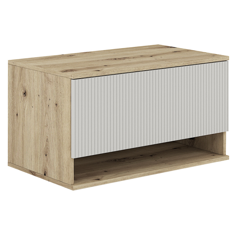 Skříňka pod umyvadlo, dub artisan/kašmír, COLOS 80