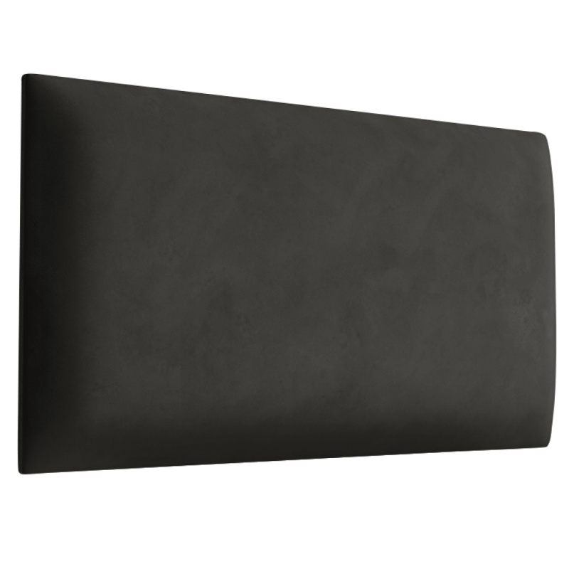 Čalouněný nástěnný panel, šedá, 30x80 cm, TANY
