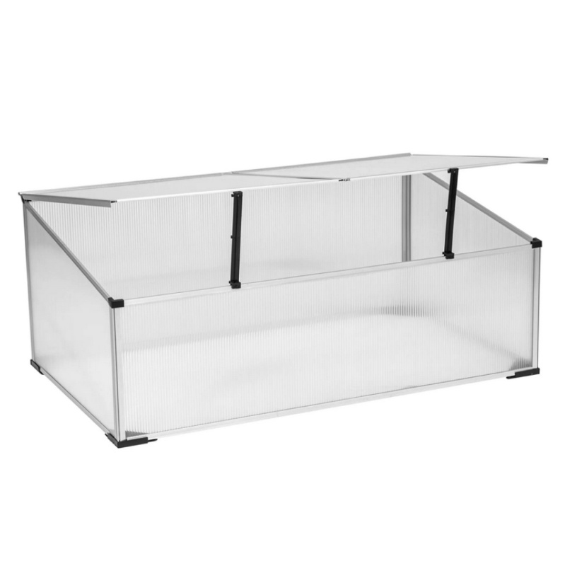 Zahradní skleník/pařeniště, polykarbonát, 100x60x30 cm, LENSAR P1, poškozené zboží