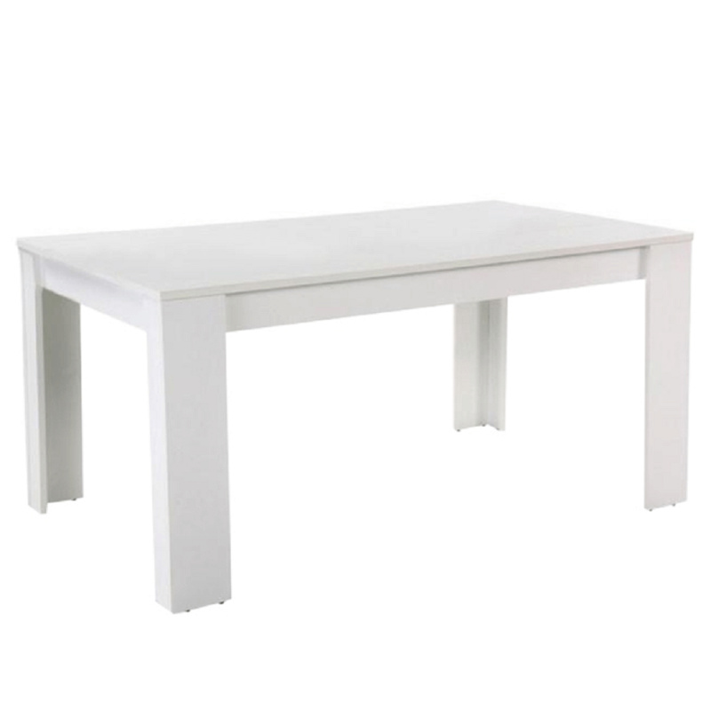 Jídelní stůl, bílá, 160x90 cm, TOMY NEW P3, poškozené zboží