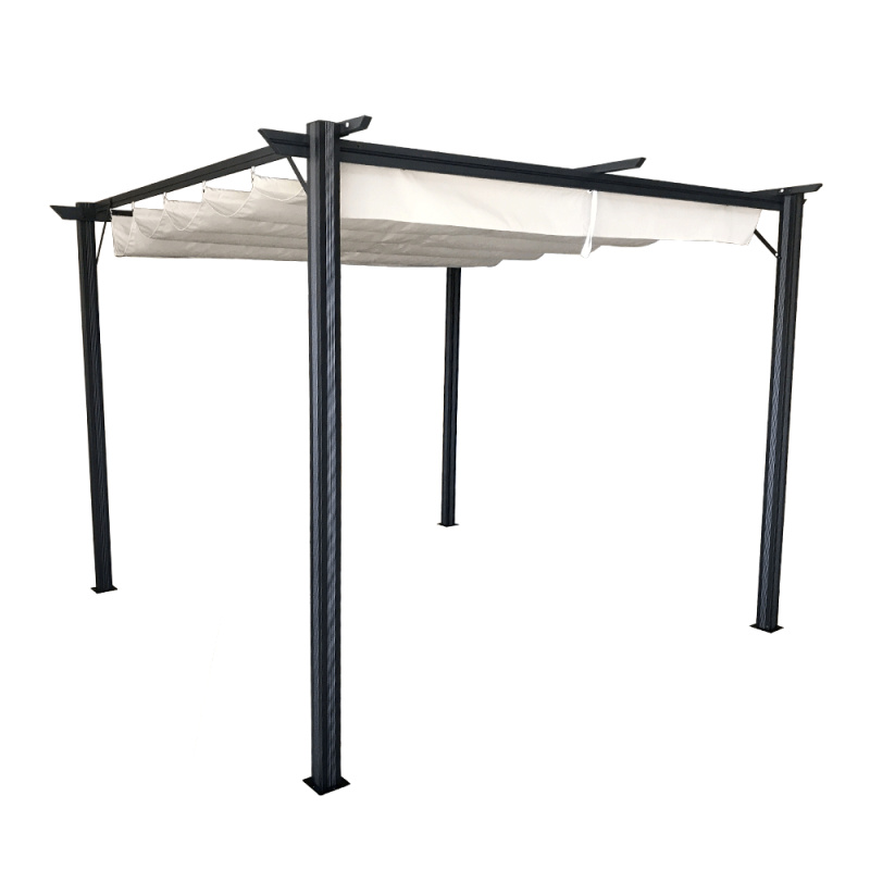 Pergola s posuvnou střechou, hliník, PEPY BASIC R2, rozbalené zboží