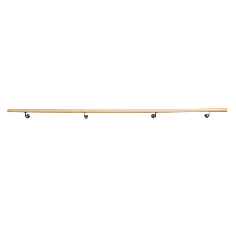 Madlo/zábradlí, masivní dřevo, přírodní, 300 cm, MANEL TYP 5 P1, poškozené zboží