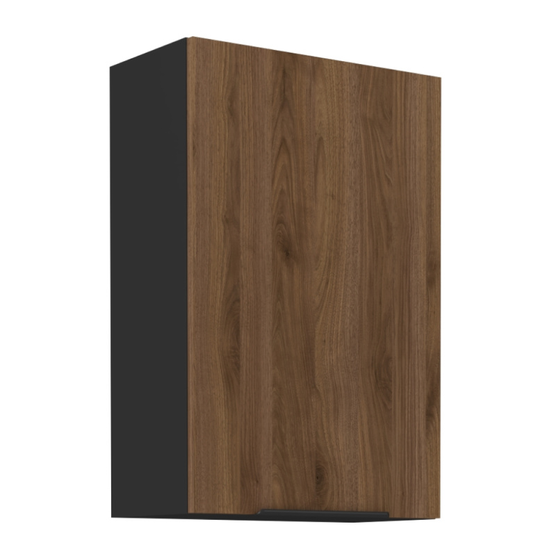 Horní skříňka, ořech okapi/černá, MENZO 60 G-90 1F P1, poškozené zboží