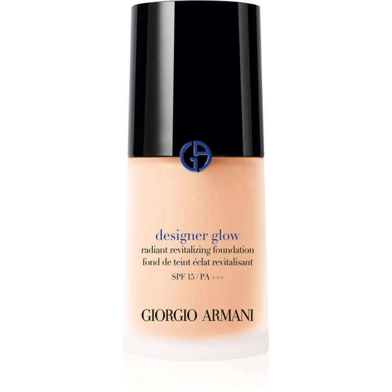 Armani Designer Glow Foundation omlazující a rozjasňující make-up SPF 15 odstín 2 30 ml